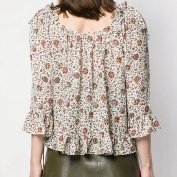 Tory Burch Ruffle Top - Picture 2 of 4